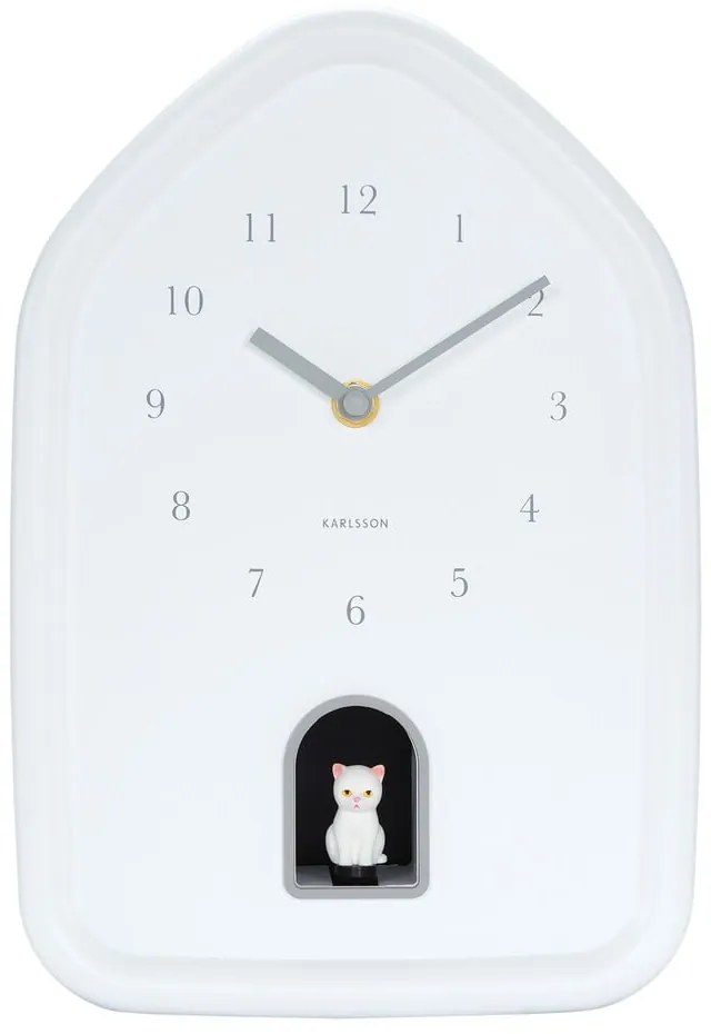Nástenné hodiny Modern Kitty – Karlsson