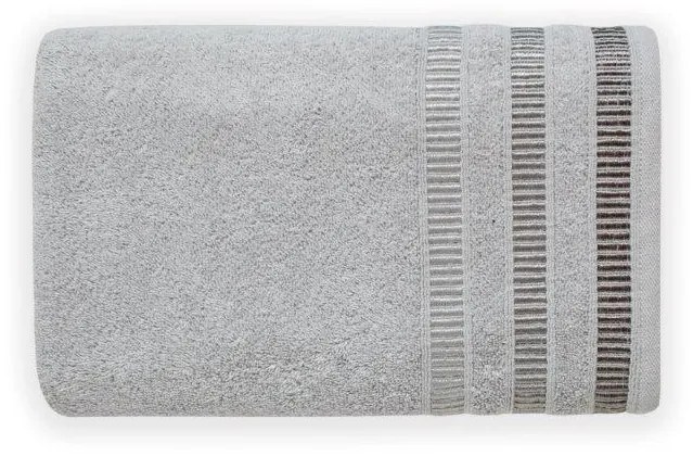 Bavlnený uterák Sagitta 70x140 cm strieborný
