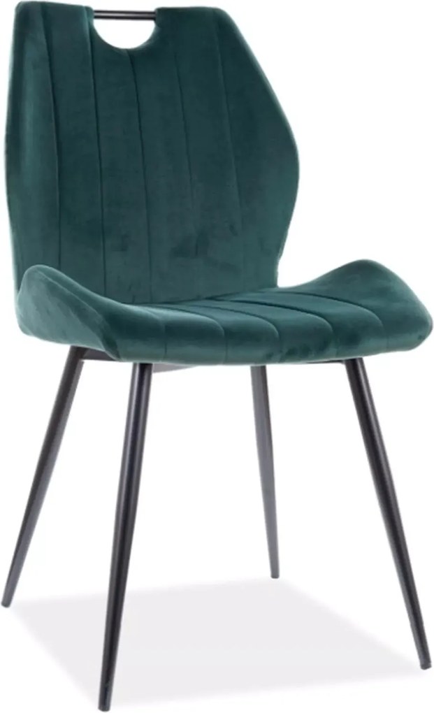 SI Stolička Arco Velvet zelená