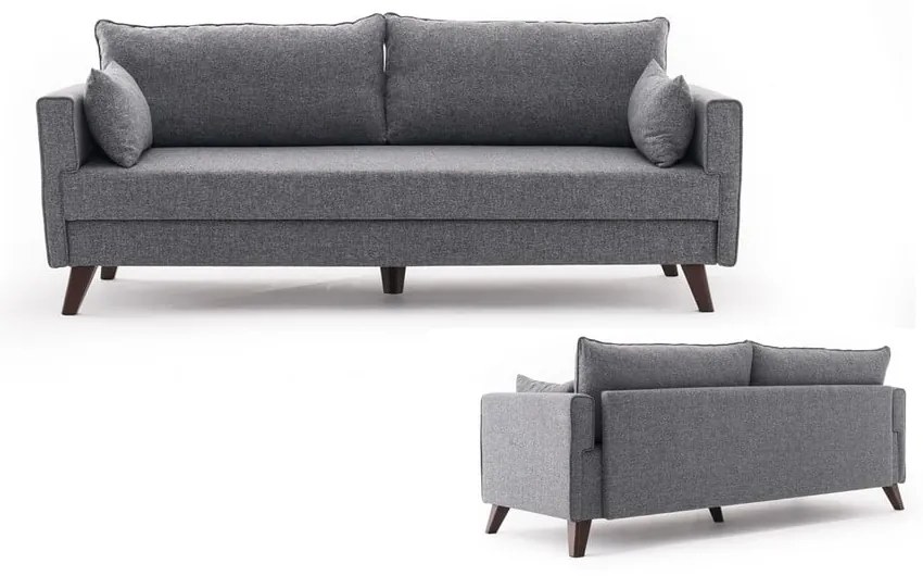 Sivá pohovka 208 cm Bella – Balcab Home