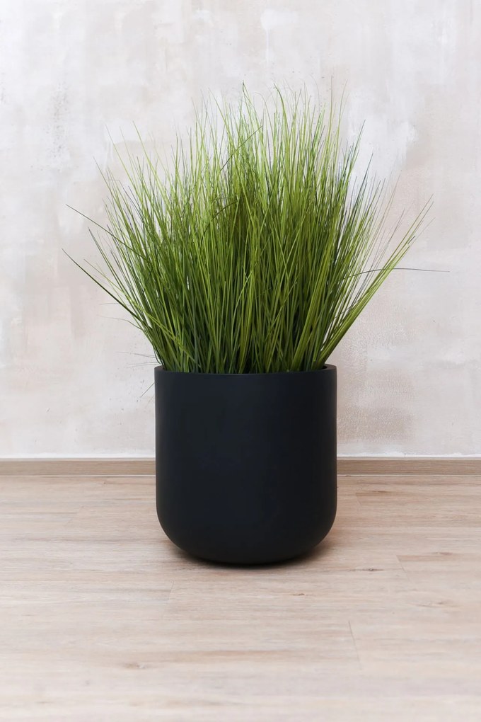 Kvetináč CHICO, sklolaminát, priemer 40 cm, antracit