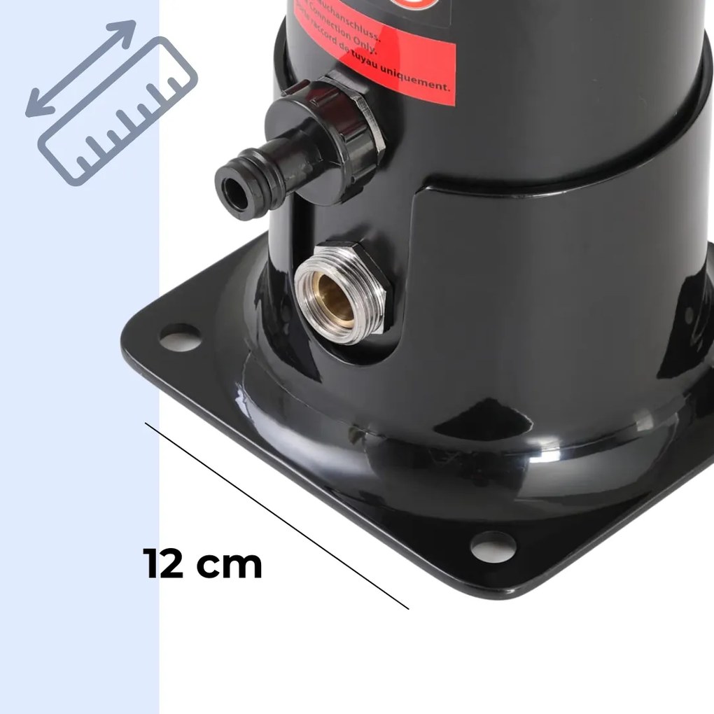 Solárna sprcha DELFINA, 20 l, čierna Jurhan