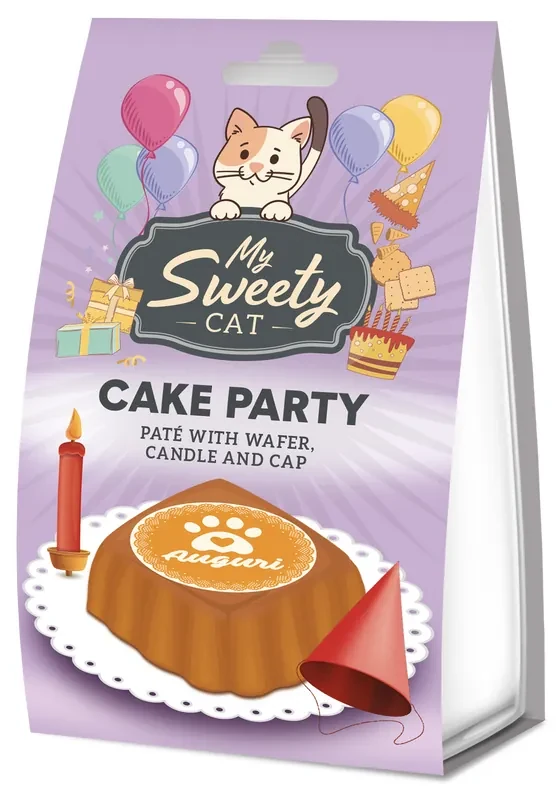 My Sweety Cat narodeninová torta pre mačky s oblátkou