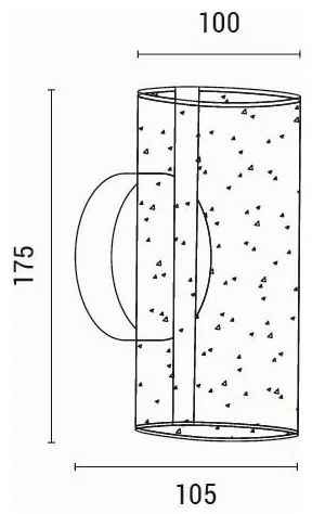 LED Nástenné svietidlo LED/8W/230V 3000K