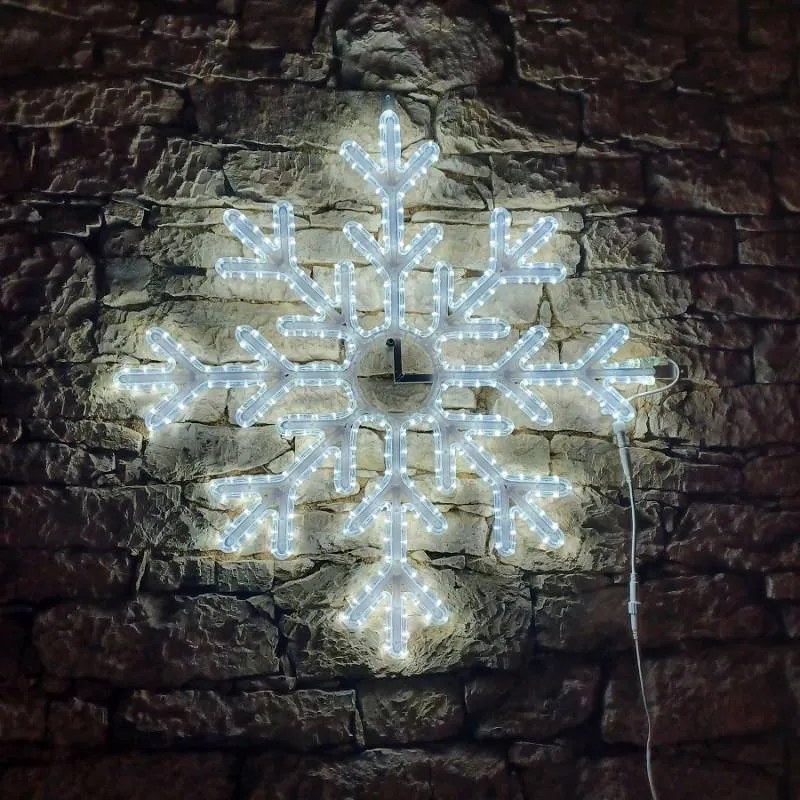 LED svetelná súprava pre vianočné stromčeky 12-14 m vysoké, ľadovo biela s bleskom, dekory DZX0EFD08