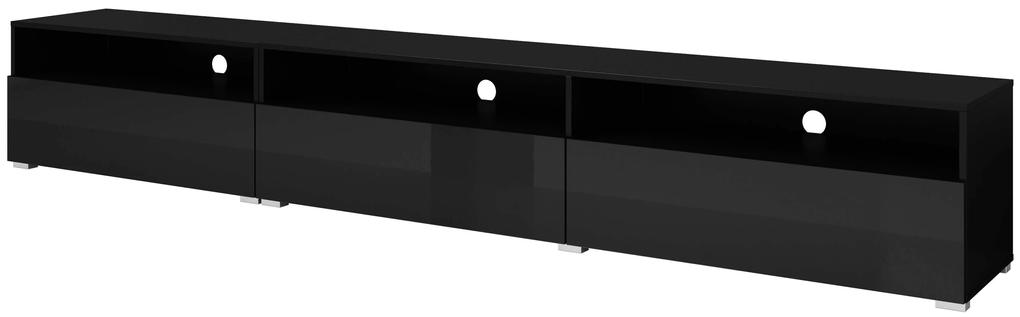 TV stolík Alease Typ 40 (čierna + lesk čierny). Vlastná spoľahlivá doprava až k Vám domov. 1030547