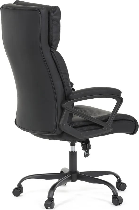 Kancelárske kreslo PEDRO — ekokoža, čierna
