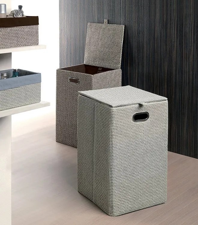 Aqualine Aqualine, Kôš na bielizeň 35x58x35cm, šedá, LA3808