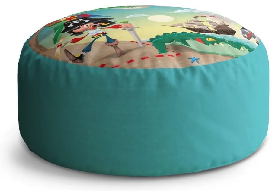 Taburet Circle pirát, farebná