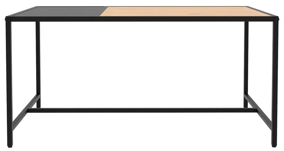 Čierny/v prírodnej farbe konferenčný stolík 60x100 cm Altino – Unique Furniture