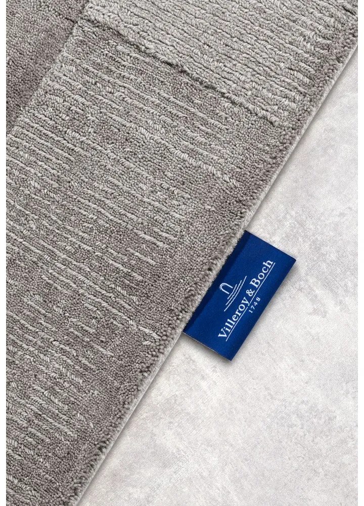 Sivý ručne tkaný vlnený behúň 80x250 cm Charlotte – Villeroy&Boch