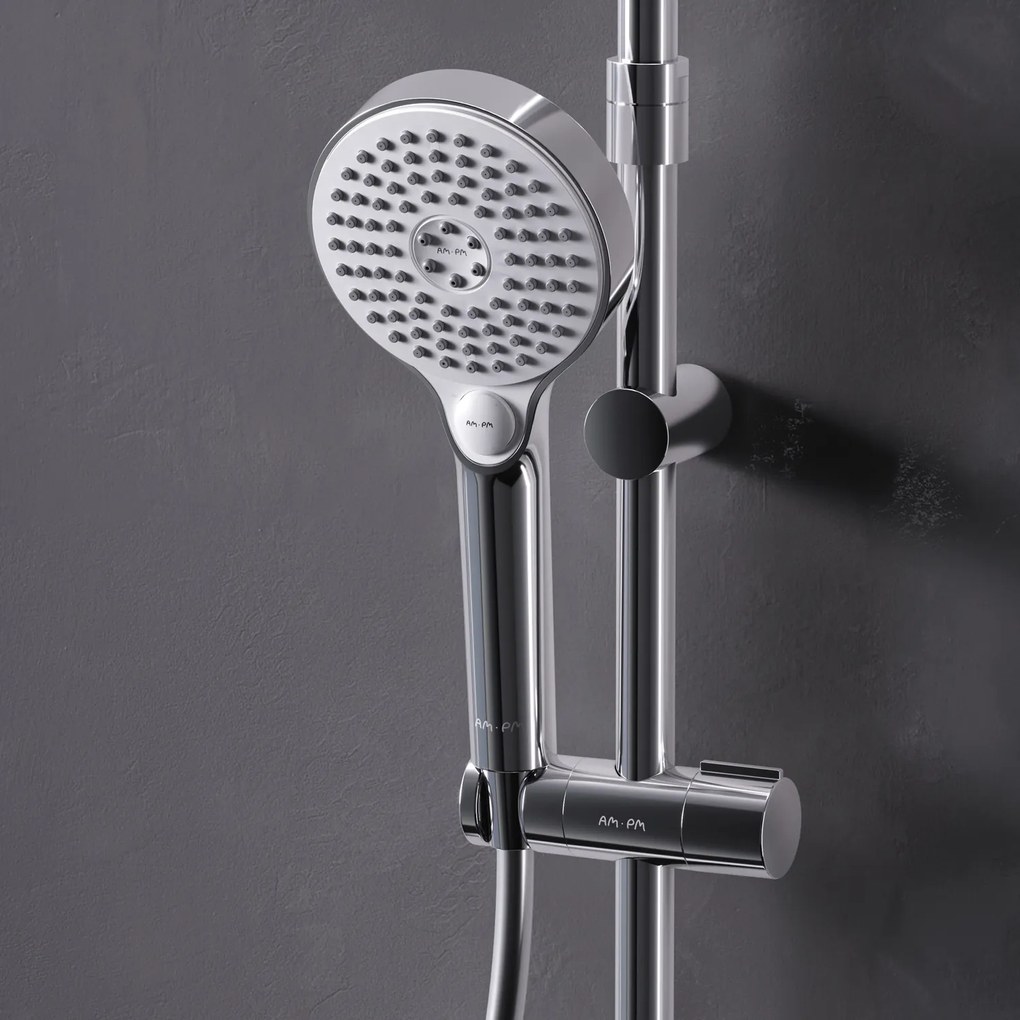 Sprchový Systém AM.PM Flash F079H700 s poličkovou batériou, chróm