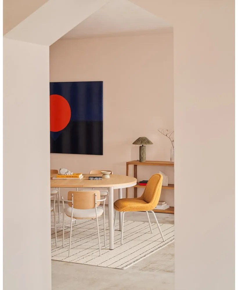 Béžové jedálenské stoličky v súprave 4 ks Maureen – Kave Home