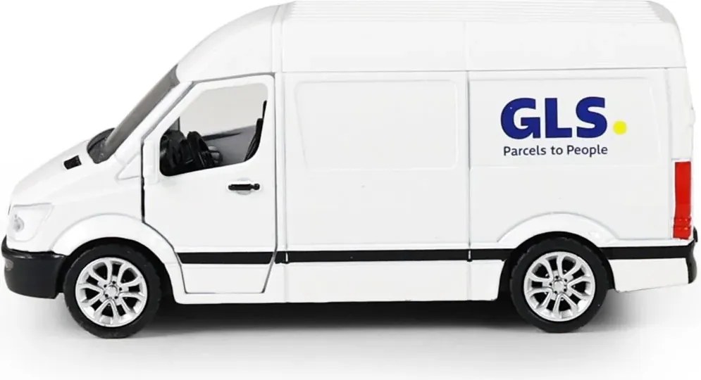 RAPPA Kovové autíčko GLS s otváracími dverami - 14 cm