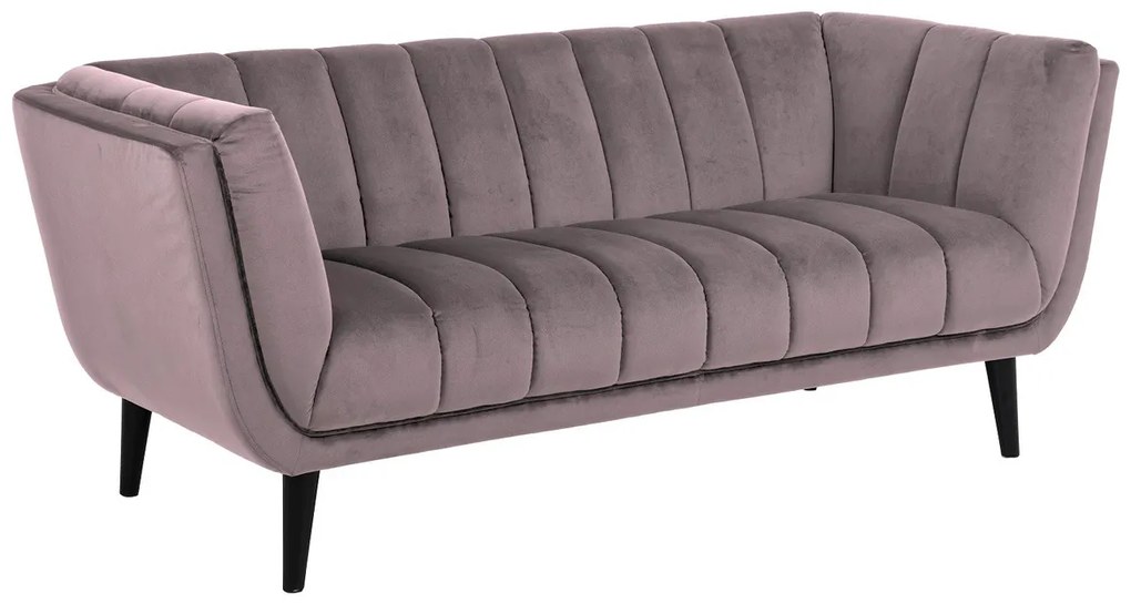 Dizajnová sedačka Raquel 184 cm ružová - Otvorené balenie