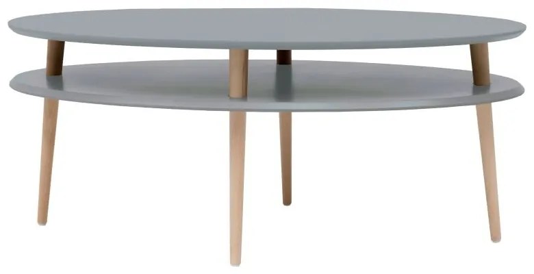 Tmavosivý konferenčný stolík Ragaba OVO