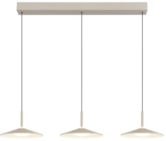Globo 15635SA-3H - Závesný LED luster na lanku LAMPONE LED/24W/230V 4000K béžový