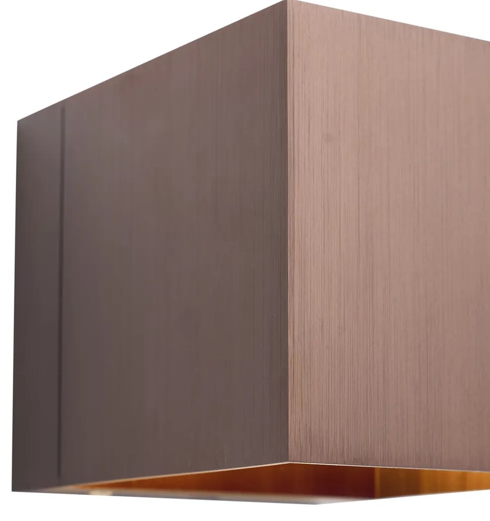 Moderné nástenné svietidlo tmavý bronz vrátane LED a dotykového stmievača nabíjateľné - Joris