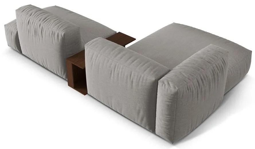 Svetlosivá modulárna rohová pohovka (ľavý roh) Martina – Micadoni Home