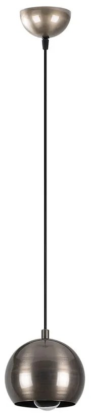 Závesné svietidlo v striebornej farbe s kovovým tienidlom ø 30 cm Berceste – Opviq lights