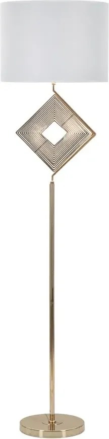 Stojacia lampa Move 161 cm zlatá/biela