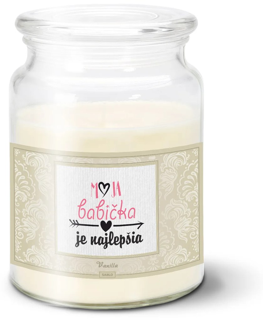 Sablio Sviečka Moja babička je najlepšia - 500 g