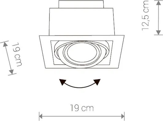 Svietidlo Nowodvorski DOWNLIGHT WHITE 9575