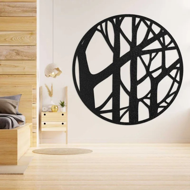 Dizajnová drevená dekorácia kvetinový ornament | SENTOP HDF0376