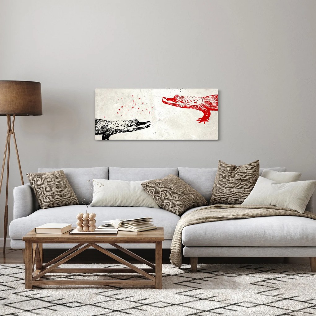 Obraz - Krokodíly (120x50 cm)