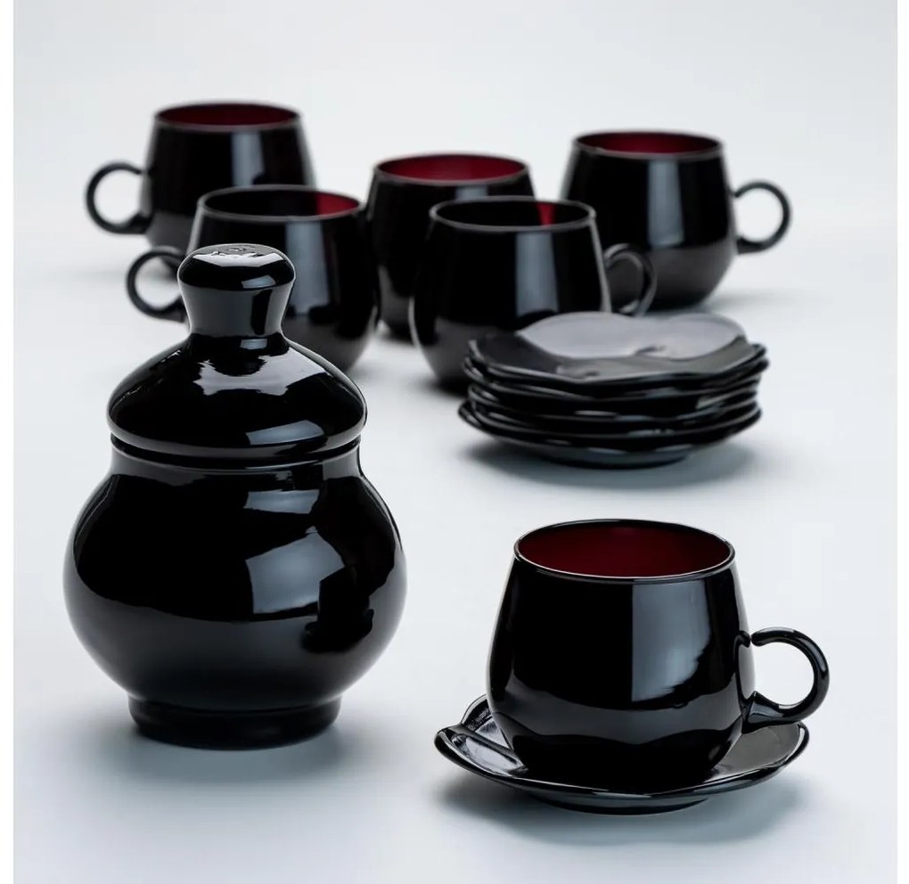 Čajová sada čierna