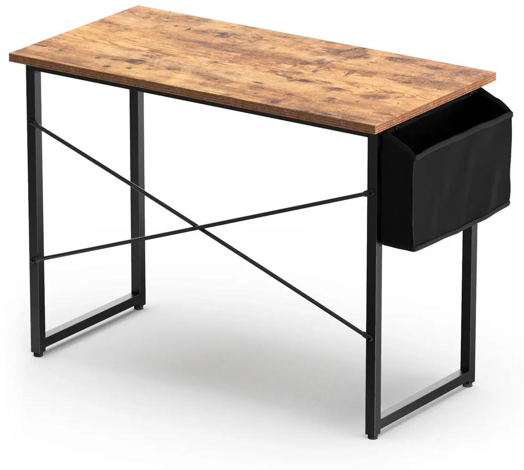 Moderný počítačový stôl s úložným priestorom | 102 x 51 x 76 cm