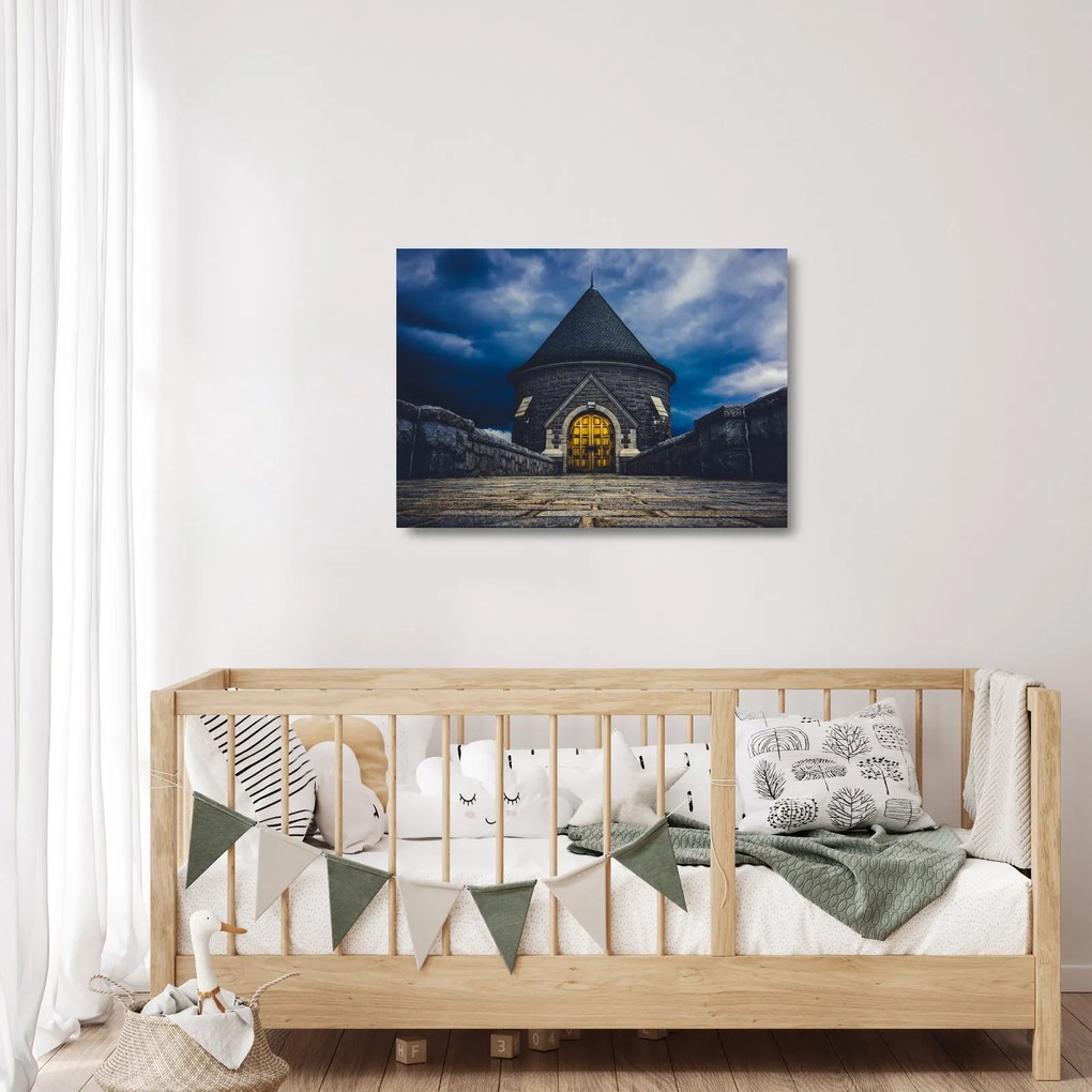 Sklenený obraz - Pred búrkou (70x50 cm)