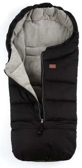 PETITE&MARS - SADA Detský fusak 3v1 JIBOT + rukávniky na kočiar JASIE čierna