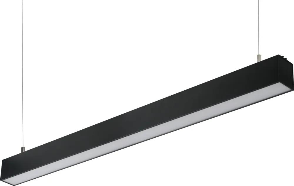 FORTIS | visiace líniové led svietidlo Rozmer: 113cm 36W, Farba: Čierna |  BIANO
