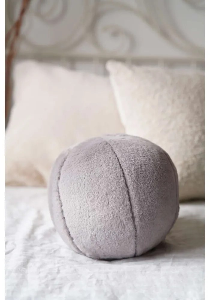 Dekoračný vankúš z mikroplyšu ø 25 cm Top – Mioli Decor