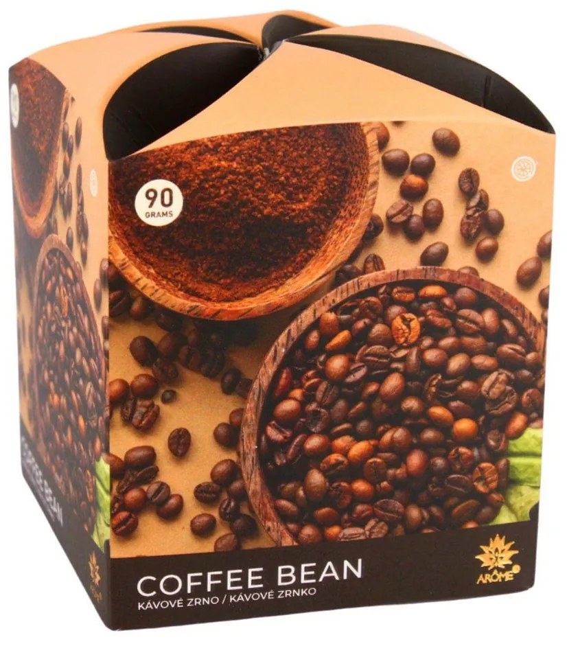 Arome Vonná sviečka v skle Coffee Bean, 90 g