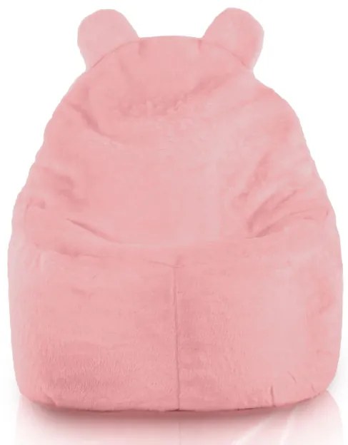 Kreslo pre deti Teddy Yeti ružové