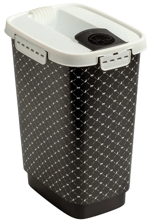 Čierny box na granule 10 l Cody - Rotho
