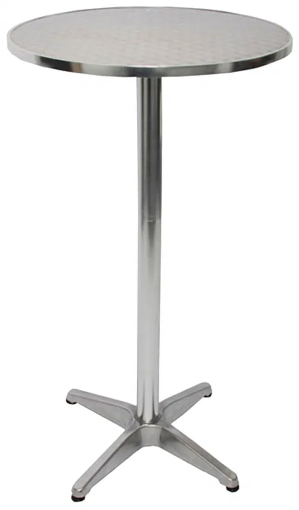 Barový bistro stôl okrúhly 11352, hliník - v70/110 x Ø60 cm