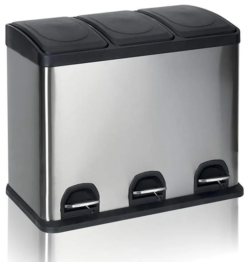 Nerezový kôš na triedenie Savery 60 l (3x20 l) 488609