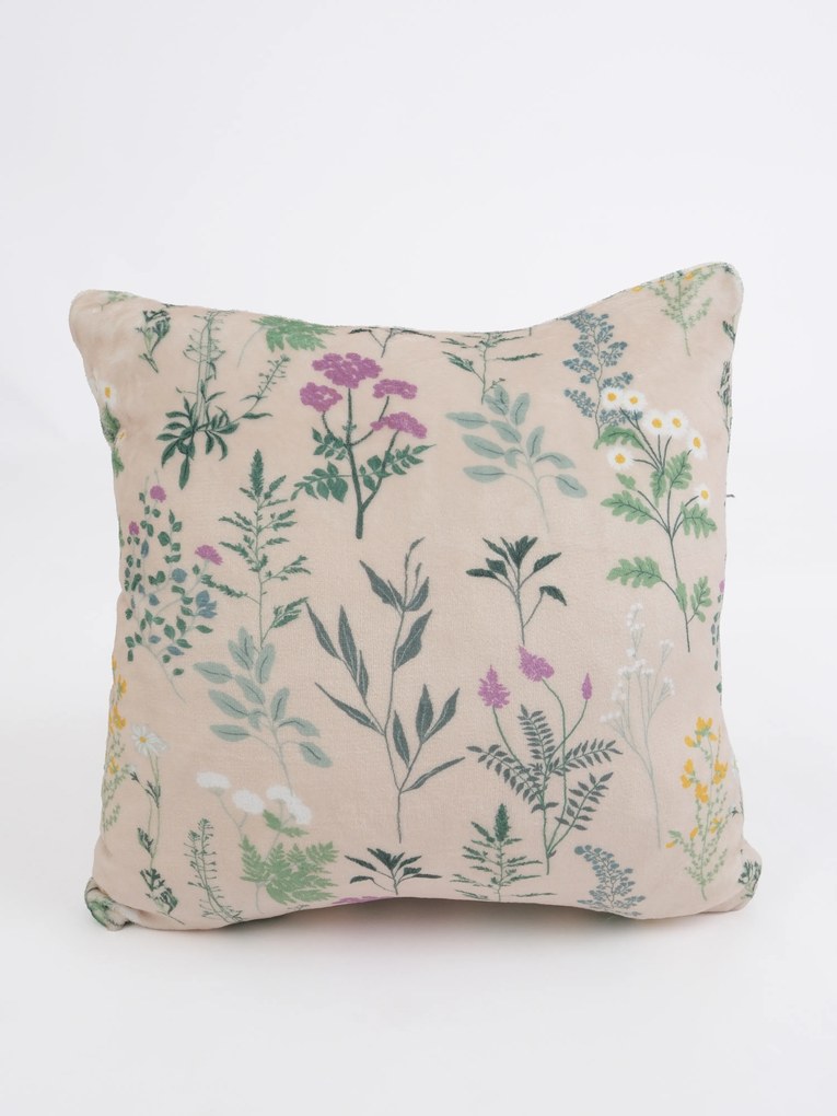 Obliečka na vankúš mikroplyš Digital 40 × 40 cm - Bianca béžová