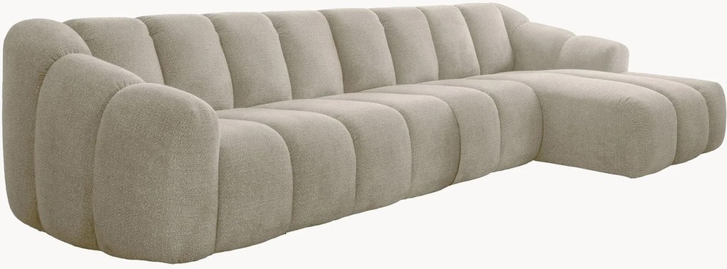 Ženilková rohová pohovka Shell