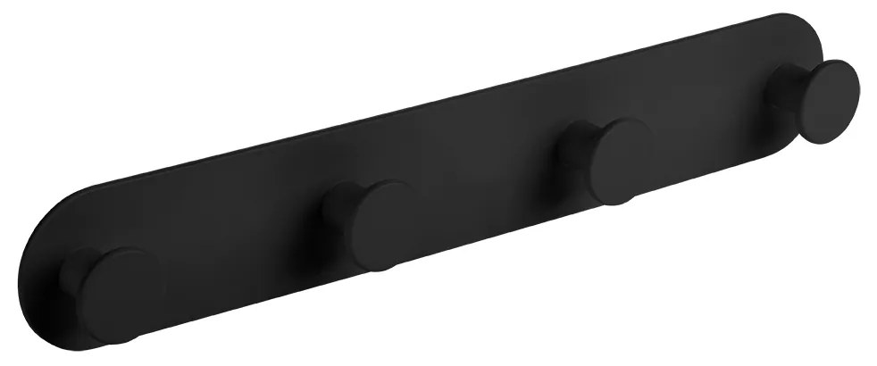 Laveo Miri, 4-háčik na uteráky, čierna matná, LAV-ALM_714S