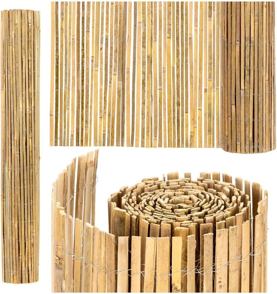 SPRINGOS Bambusová rohož na balkón a plot 1,8 x 5 m – maskovací kryt a zástena GA0229
