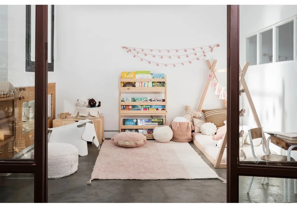 Svetloružový bavlnený koberec 120x160 cm Gelato Pink – Lorena Canals