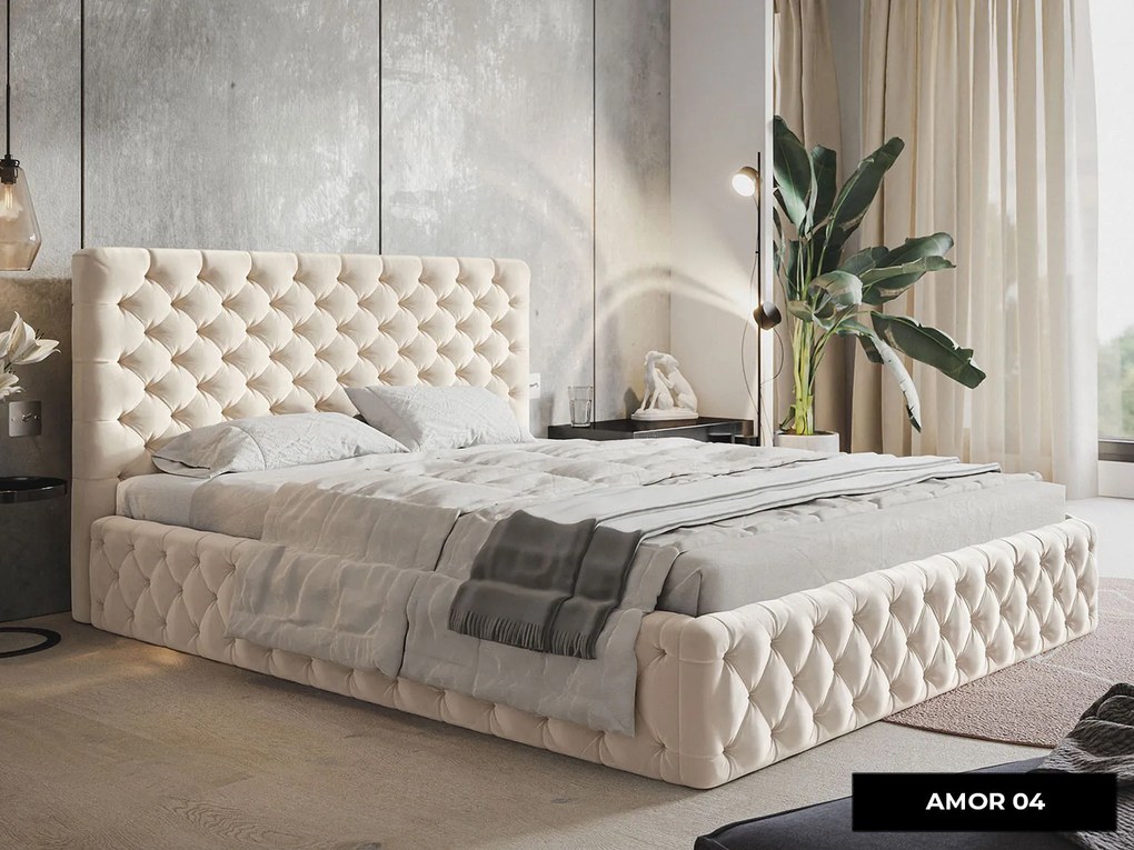 PROXIMA.store - Luxusná čalúnená posteľ SKYLAR ROZMER: 180 x 200 cm