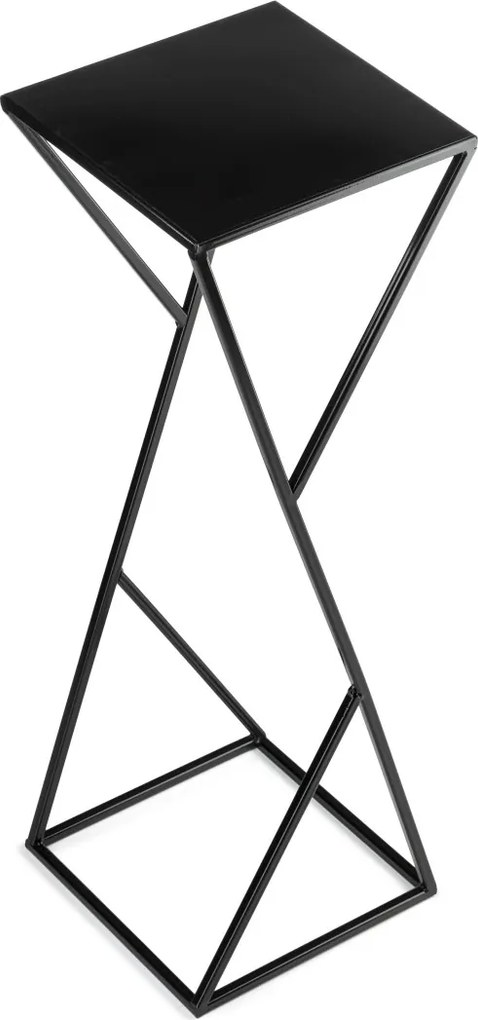 STOJAN NA KVETINÁČ LOFT3 70X24X24 CM ČIERNA