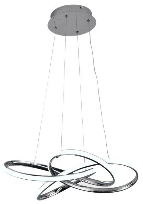 Moderné svietidlo NEDES LED svietidlo + diaľkový ovládač 65W J4332/CH