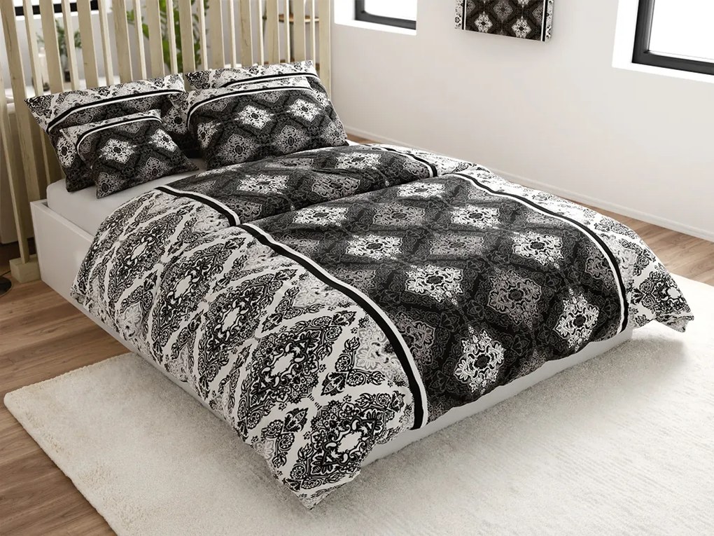 Bavlnené obliečky NISCHA sivé