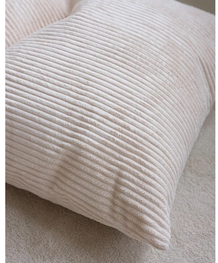 Krémový menčestrový detský sedací vak Big Lounger – Wigiwama